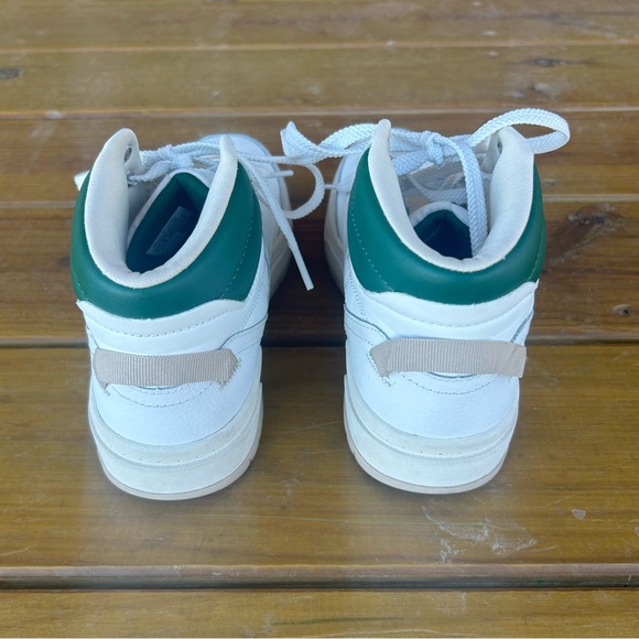 Reebok Club C Mid Shoes - white with green and gold detailing, W, size 7.5 - Picture 4 of 4